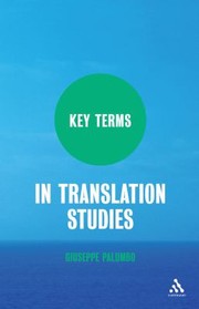 Cover of: Key Terms In Translation Studies