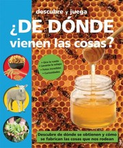 Cover of: De Dnde Vienen Las Cosas