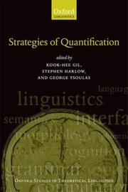 Cover of: Strategies Of Quantification