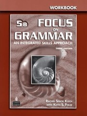 Cover of: Focus On Grammar An Integrated Skills Approach