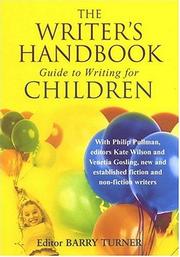Cover of: Writer's Handbook Guide to Writing for Children by Barry Turner