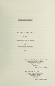 Cover of: [Report 1968]