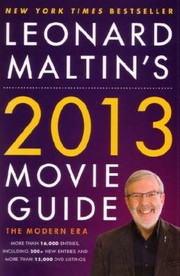 Cover of: Leonard Maltins Movie Guide 2013 Edition The Modern Era by 