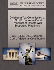 Cover of: Oklahoma Tax Commission