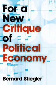 Cover of: For A New Critique Of Political Economy by 