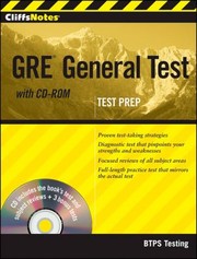 Cover of Cliffsnotes Gre General Test With Cdrom A Btps Testing Project by btps testing