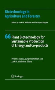 Plant Biotechnology For Sustainable Production Of Energy And Coproducts by Jack M. Widholm
