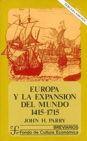 Cover of: Europa Y La Expansin Del Mundo 14151715