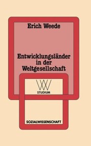 Cover of: Entwicklungslnder In Der Weltgesellschaft by 