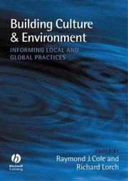 Cover of: Buildings, Culture and the Environment: Informing Local and Global Practices