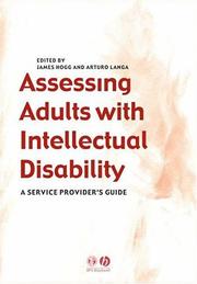 Assessing adults with intellectual disabilities by Hogg, James, Arturo Langa