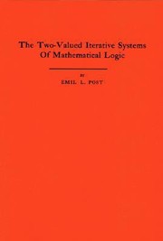 Cover of: The TwoValued Iterative Systems of Mathematical Logic Am5
            
                Annals of Mathematics Studies Paperback