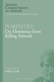 Cover of: On Abstinence From Killing Animals