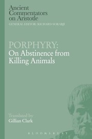 Cover of: On Abstinence From Killing Animals by 