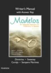 Cover of: Modelos An Integrated Approach For Proficiency In Spanish Writers Manual With Answer Key