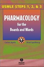 Cover of: Pharmacology for the Boards and Wards (Boards and Wards Series) | Carlos Ayala