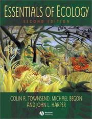 Cover of: Essentials of Ecology by Colin R. Townsend, Michael Begon, John L. Harper