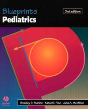 Cover of: Blueprints Pediatrics (Blueprints Series) by Bradley S. Marino, Katie S Fine, Julia A. McMillan