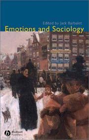 Cover of: Emotions and sociology