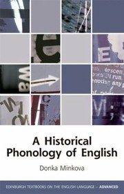 Cover of: A Historical Phonology Of English by 