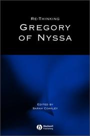 Cover of: Rethinking Gregory of Nyssa by edited by Sarah Coakley.