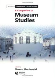 Cover of: A companion to museum studies