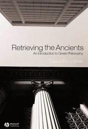 Cover of: Retrieving the Ancients: An Introduction to Greek Philosophy