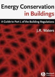 Cover of: Energy Conservation in Buildings: A Guide to Part L of the Building Regulations