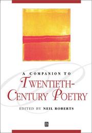 Cover of: Companion to Twentieth-Century Poetry (Blackwell Companions to Literature and Culture)