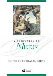 Cover of: A Companion to Milton by Thomas N. Corns