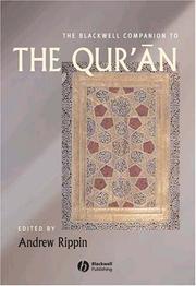 Cover of: The Blackwell companion to the Qurʼan by edited by Andrew Rippin.