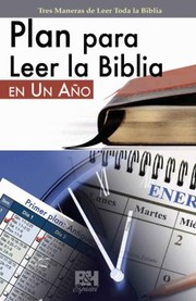 Plan Para Leer La Biblia En Un Ano Plan To Read The Bible In One Year by B&h; Espanol Editorial