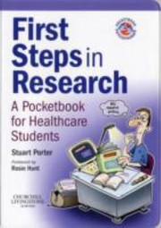 Cover of: First Steps In Research A Pocketbook For Healthcare Students