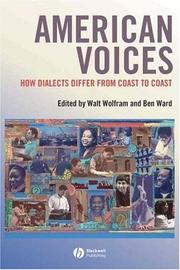 Cover of: American voices by edited by Walt Wolfram and Ben Ward.