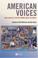 Cover of: American voices