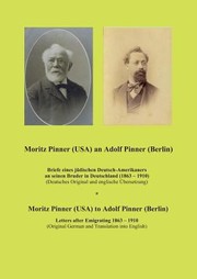 Cover of: Moritz Pinner An Adolf Pinner
