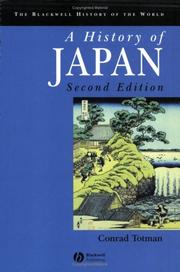 Cover of: History of Japan by Conrad Totman