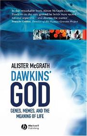 Cover of: Dawkins' God by Alister E. McGrath