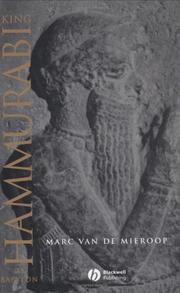 Cover of: King Hammurabi of Babylon by Marc Van de Mieroop