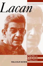 Cover of: Lacan (Modern Masters)