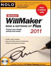 Cover of: Quicken Willmaker Plus 2011 Book Software Kit