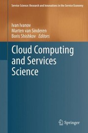 Cover of: Cloud Computing And Services Science