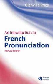 Cover of: An Introduction to French Pronunciation by Glanville Price