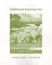 Cover of: Additional Exercises for Successful College Writing2011