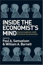 Cover of: Inside the Economist's Mind by 