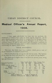 Cover of: [Report 1908]