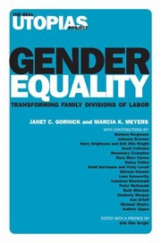 Cover of: Gender Equality Transforming Family Divisions Of Labor by 
