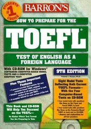 Cover of: How To Prepare For The Toefl Test Test Of English As A Foreign Language
