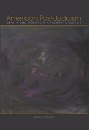 American Postjudaism Identity And Renewal In A Postethnic Society cover