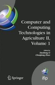 Cover of: Computer And Computing Technologies In Agriculture Ii